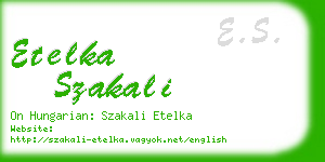 etelka szakali business card